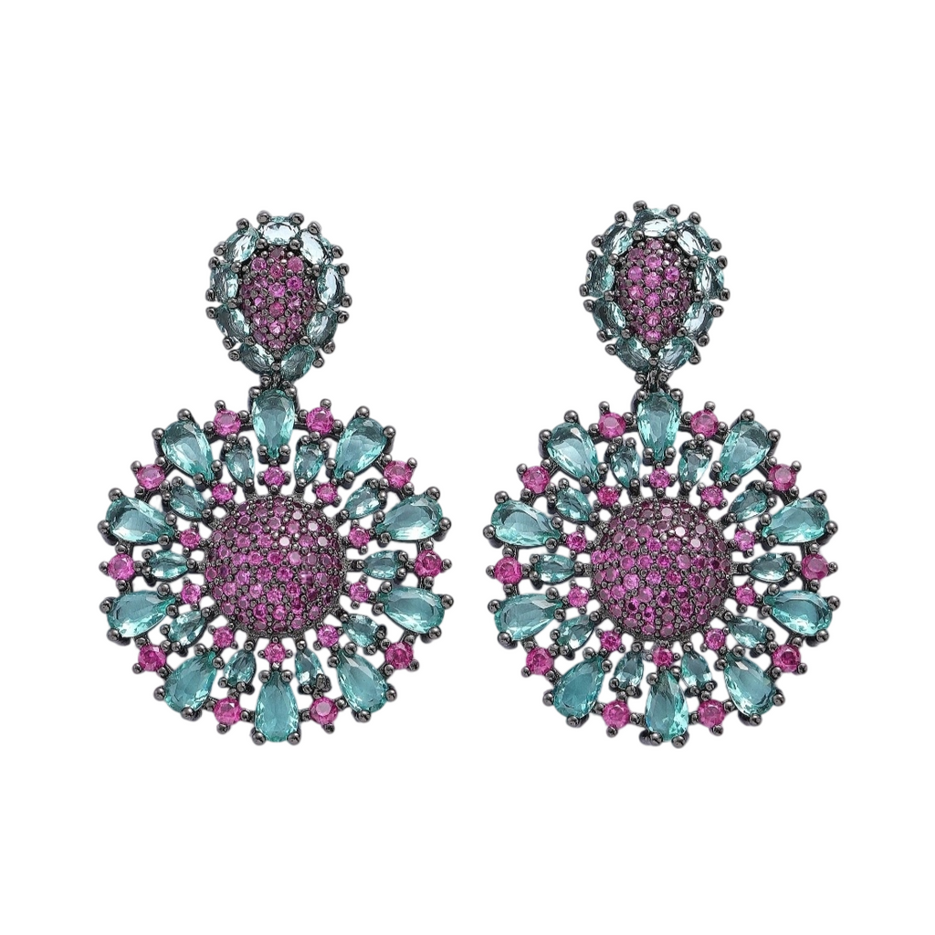 Luxury Vintage Elegance Retro Glam Drop Earrings