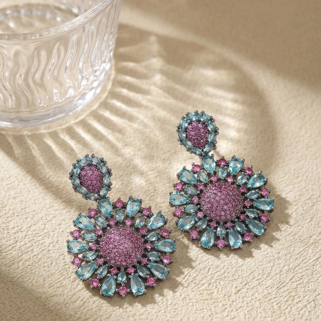 Luxury Vintage Elegance Retro Glam Drop Earrings
