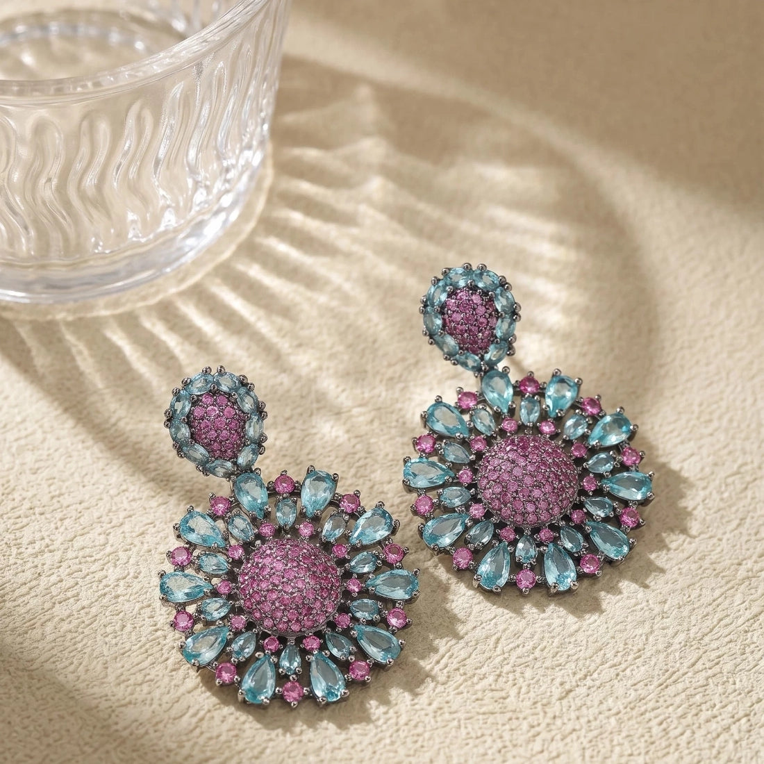 Luxury Vintage Elegance Retro Glam Drop Earrings