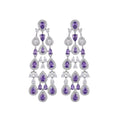 Teardrop Cascade Vintage Long Tassel Earring