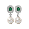 Australian White Pearl Gemstone Earrings