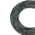Green goldstone micro faceted beads in 2mm, 3mm, 4mm. Sparkling deep green glitter stone spacer beads for delicate bracelets and DIY jewelry making