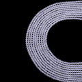 Natural clear quartz micro faceted beads in 2mm, 3mm, 4mm. Transparent crystal spacer beads for delicate bracelets and DIY jewelry making