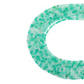 Natural green agate micro faceted beads in 2mm, 3mm, 4mm. Mint green stone spacer beads for delicate bracelets and DIY jewelry making