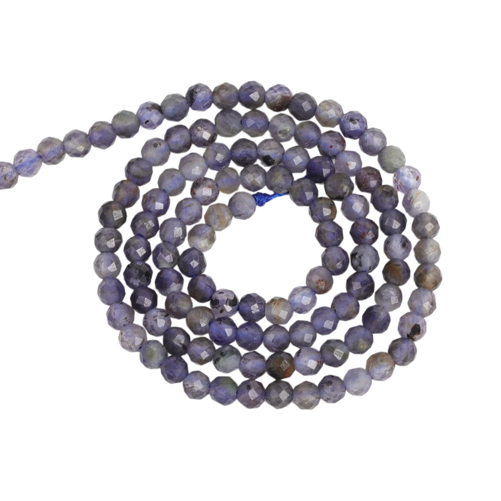 Natural green turquoise micro faceted beads in 2mm, 3mm, 4mm. Blue-green stone spacer beads for delicate bracelets and DIY jewelry making