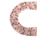 Natural mixed rutilated quartz micro faceted beads in 2mm, 3mm, 4mm. Multi-color stone spacer beads for delicate bracelets and DIY jewelry making
