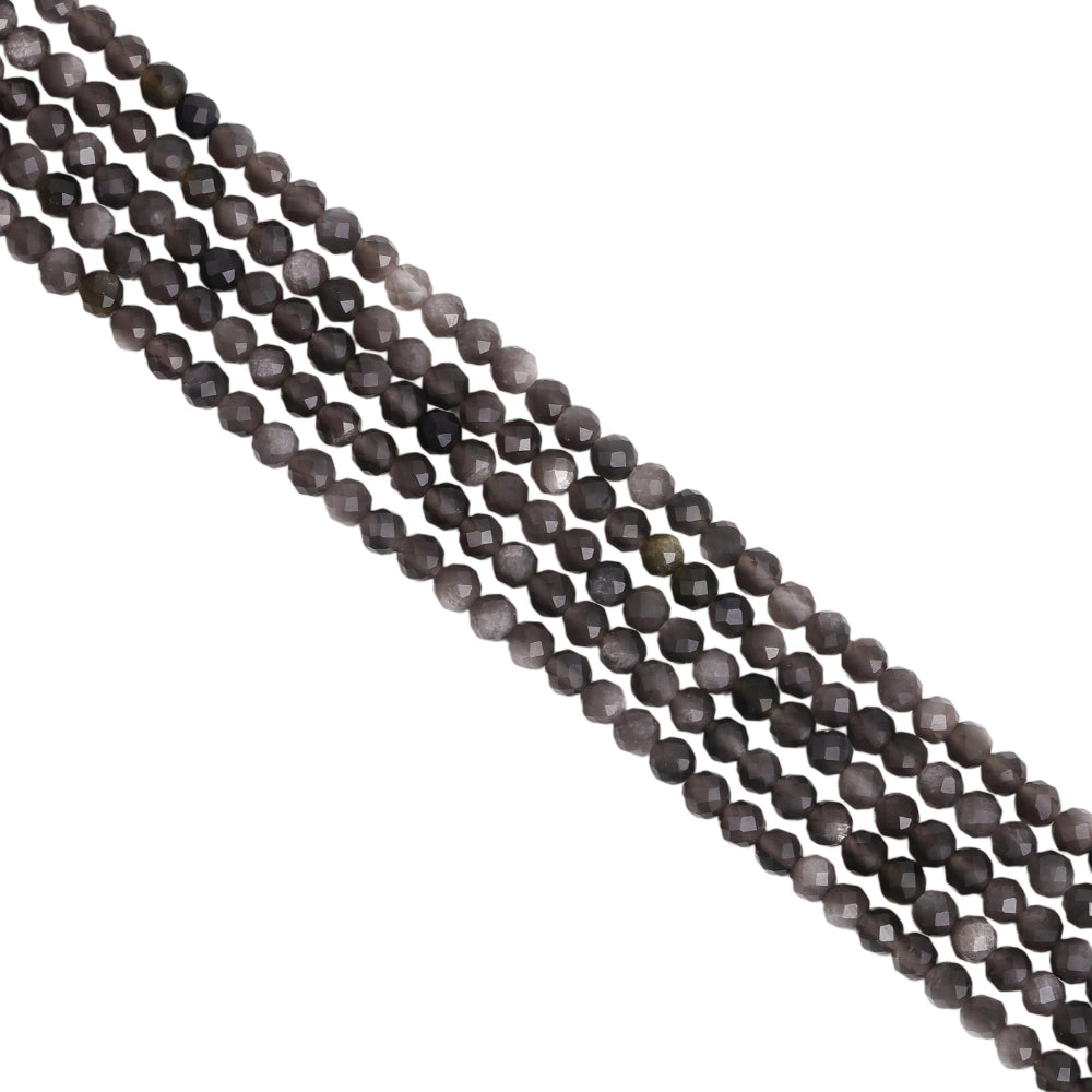 natural-silver-obsidian-micro-faceted-beads-2mm-3mm-4mm-spacer-for-jewelry-making	Natural silver obsidian micro faceted beads in 2mm, 3mm, 4mm. Silver sheen stone spacer beads for delicate bracelets and DIY jewelry making