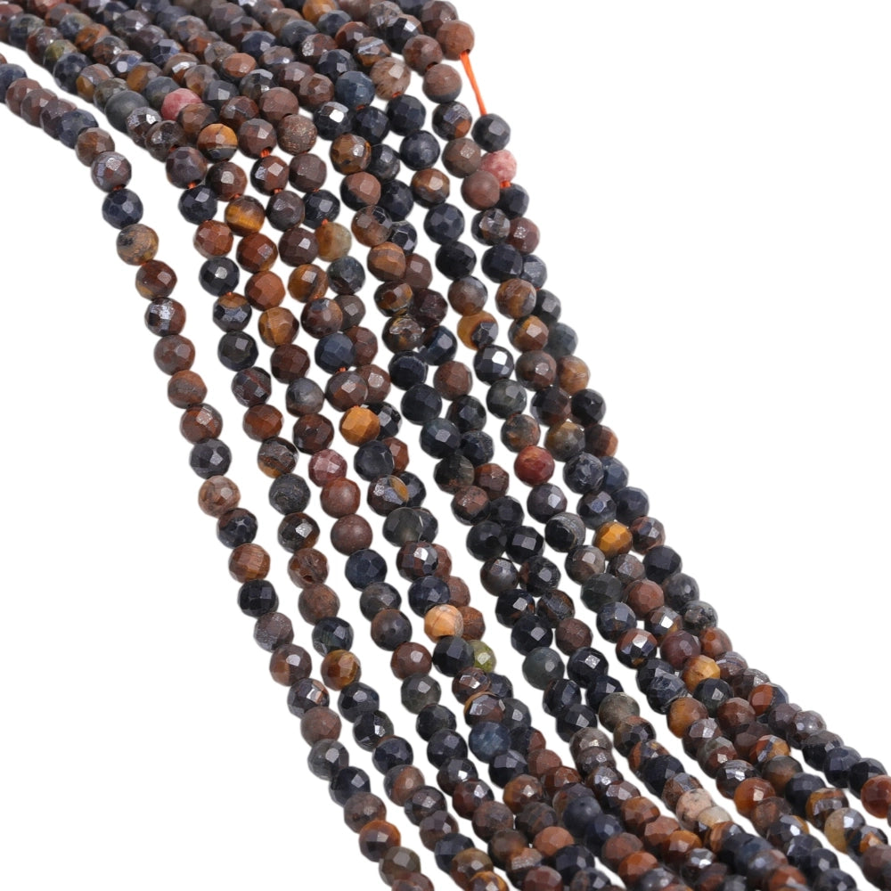 Genuine natural yellow tiger eye micro faceted beads. Sparkling golden spacer beads in 2mm 3mm 4mm for minimalist layered necklaces and boutique jewelry