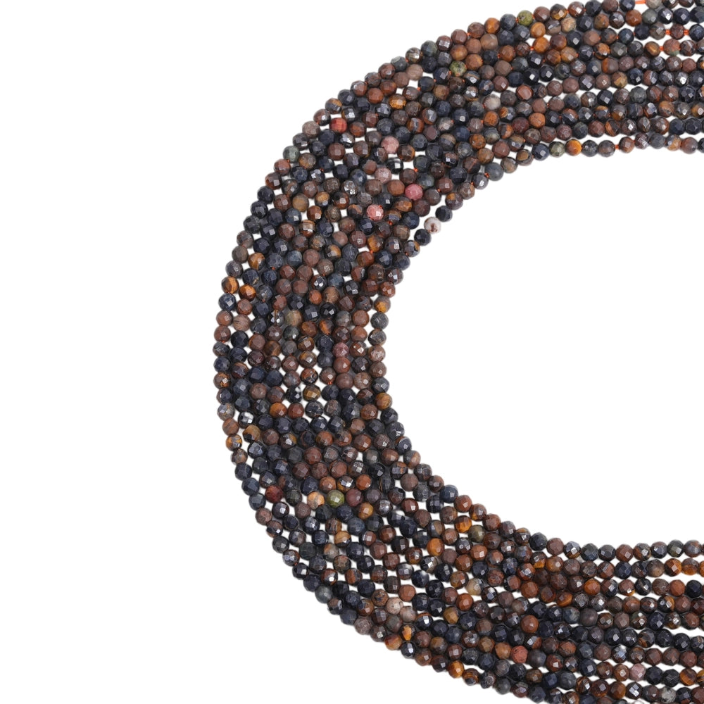 Genuine natural yellow tiger eye micro faceted beads. Sparkling golden spacer beads in 2mm 3mm 4mm for minimalist layered necklaces and boutique jewelry
